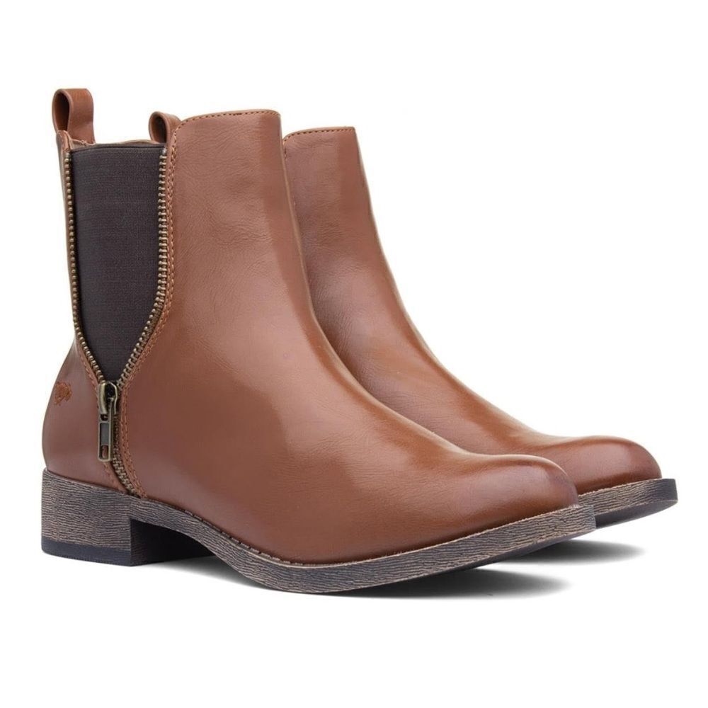 Rocket dog Camilla brown boots Chelsea biker Size 8.5.  B84‎
